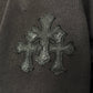 Chrome Hearts ‘Paper Jam’ Leather Cross Patch Hoodie