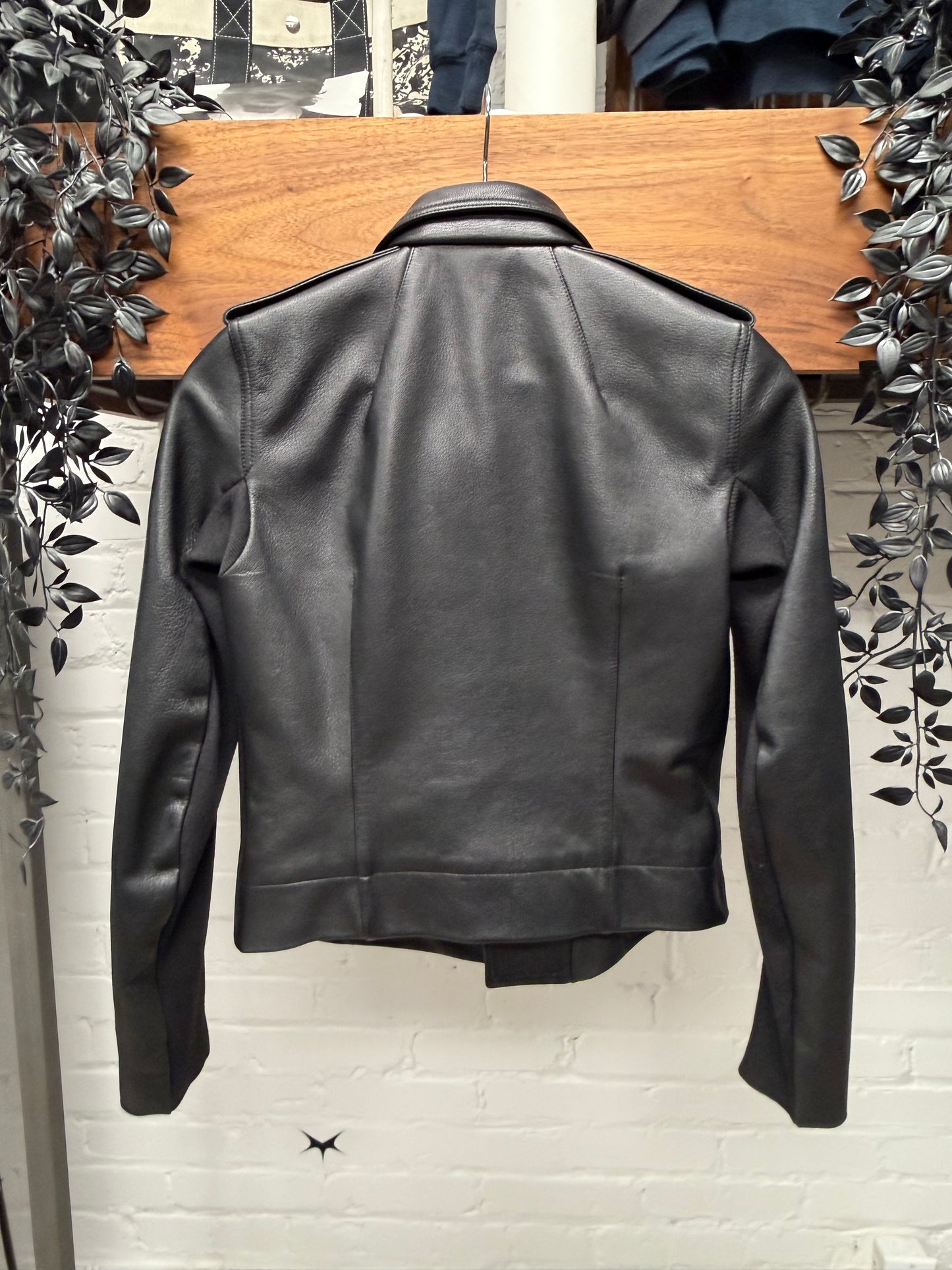 SS2017 Rick Owens ‘Stooges’ Goatskin Leather Jacket
