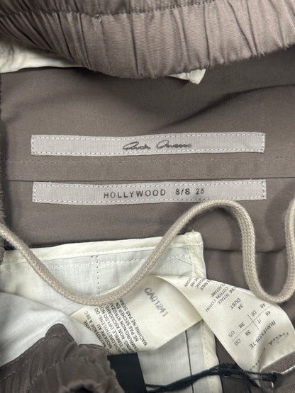 SS2025 Rick Owens ‘Hollywood’ Dust Brown ‘Cargo Bela’ Pants