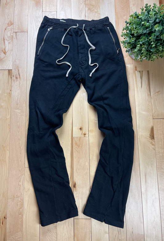 Rick Owens DRKSHDW Berlin Black Cotton Sweatpants