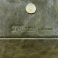 Alexander Mqueen ‘Faithful’ Tarnished Green Leather Clutch