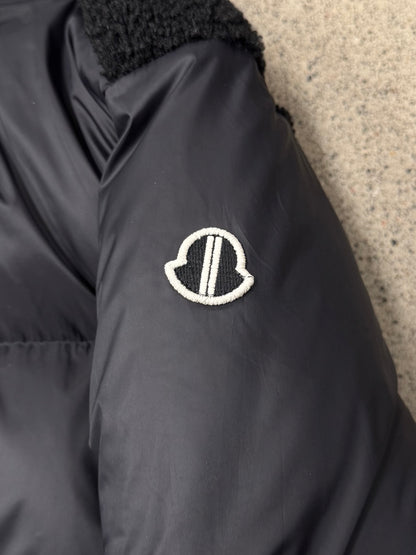 AW2024 Rick Owens x Moncler Shearling/Down Fill ‘Cyclopic’ Puffer Jacket