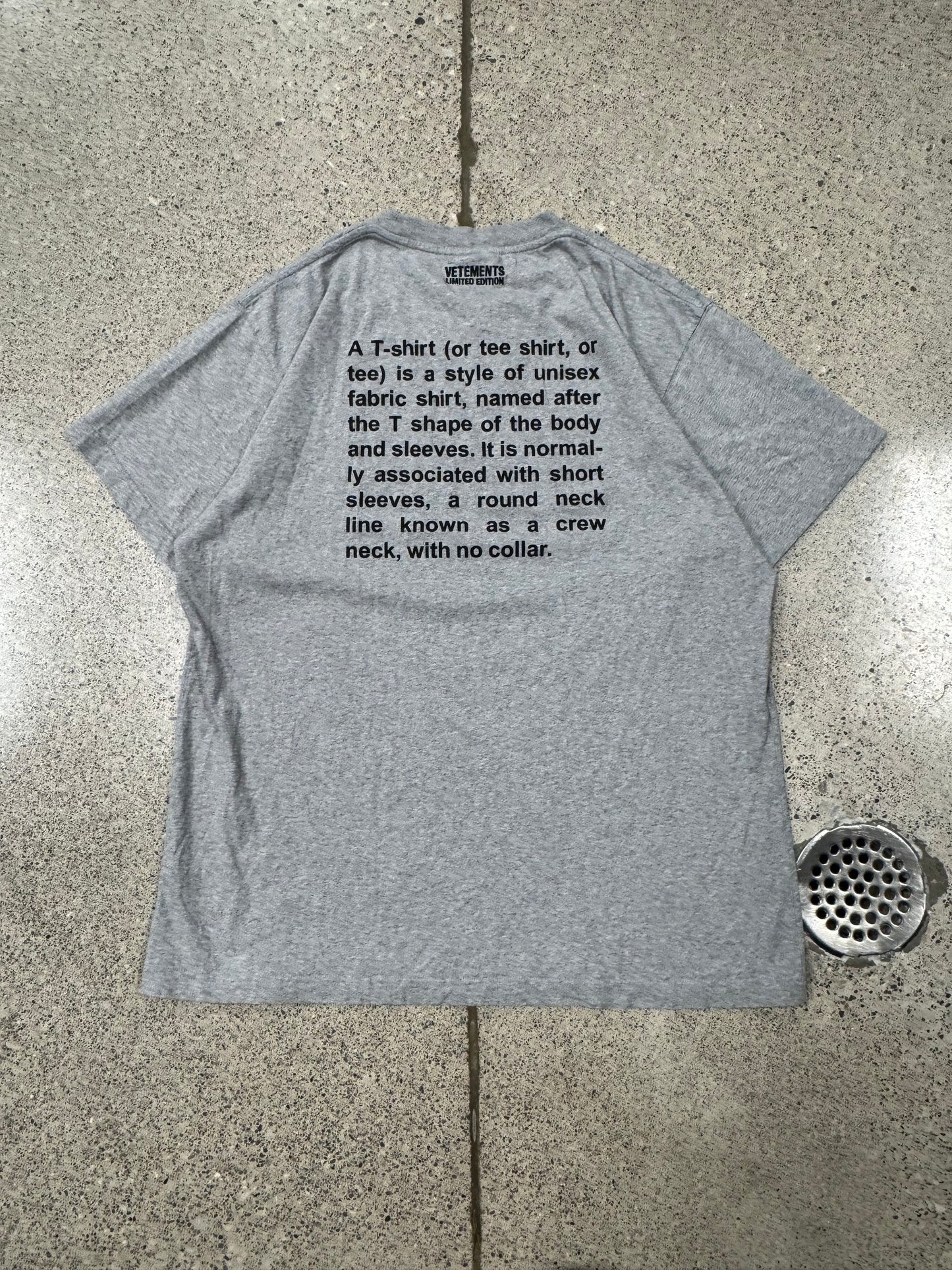 Vetements Limited Edition ‘Definition’ T-Shirt