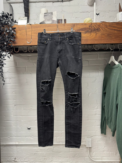 2015 Saint Laurent by Hedi Slimane ‘D02’ Crash Denim