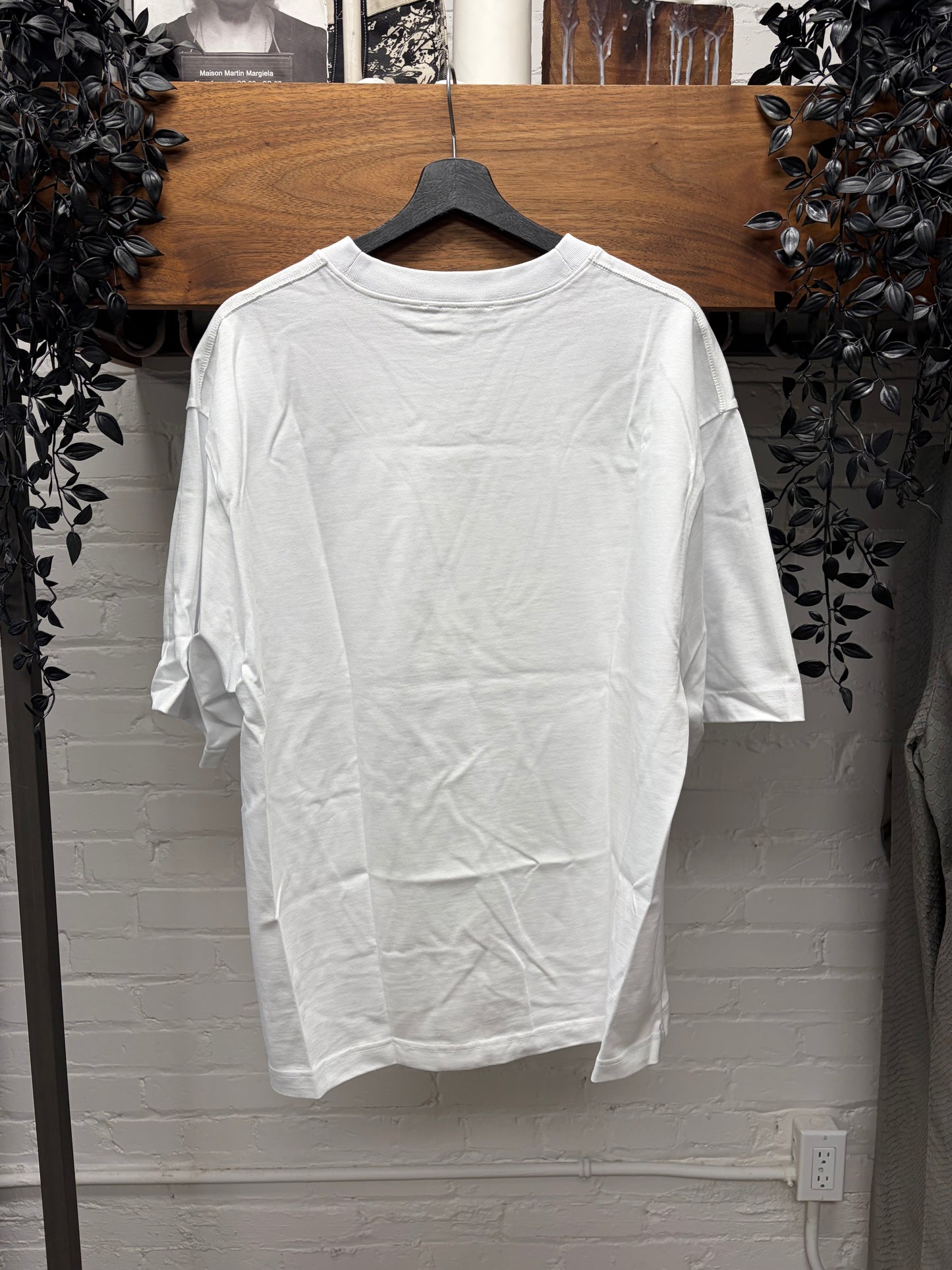 Acne Studios ‘Minimal Logo’ White Oversized Cotton T-Shirt