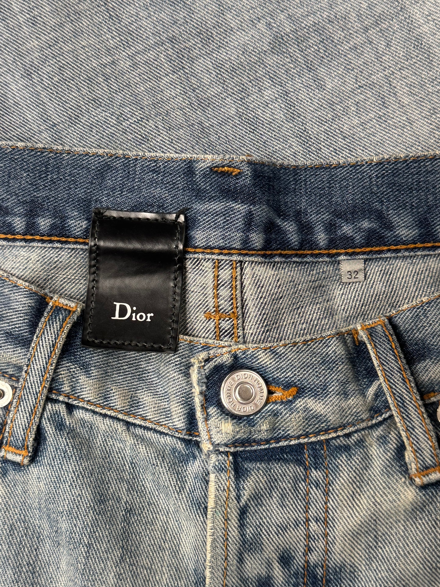Dior Homme ‘Faded Light Wash Blue’ Skinny Denim