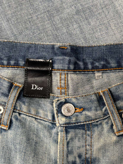Dior Homme ‘Faded Light Wash Blue’ Skinny Denim
