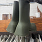 Balenciaga Military Green ‘Trooper’ Combat Boots