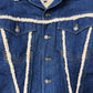 Vintage 90’s Jean Paul Gaultier Shearling Denim Jacket