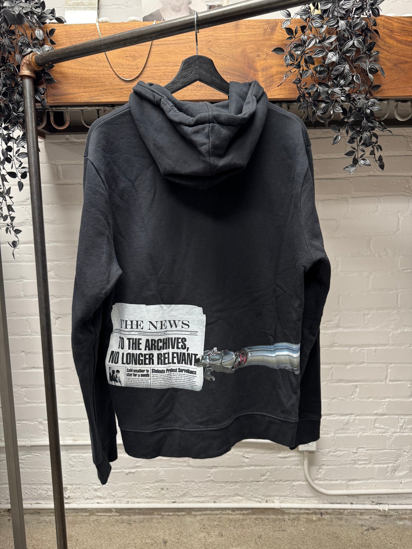 AW2015 Raf Simons RS Patch ‘Into the Archives’ Zip Up Hoodie
