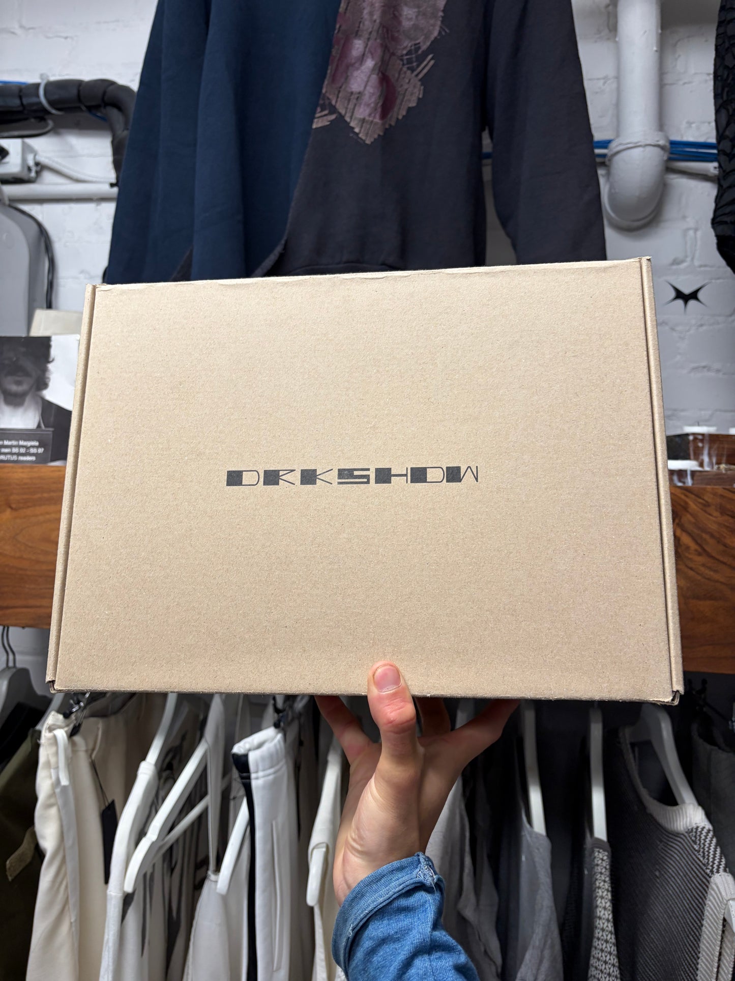 Rick Owens ‘Hexa Ramones’ Black/Milk High Top Sneakers