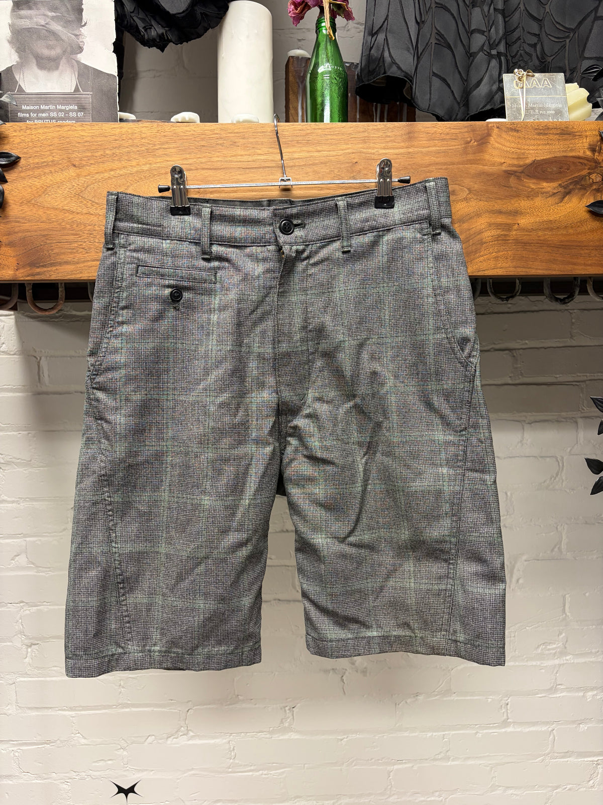 2018 Junya Watanabe Man Tartan Plaid Cotton Shorts