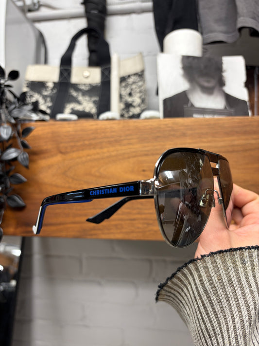 Dior Homme Black/Blue Aviator Sunglasses