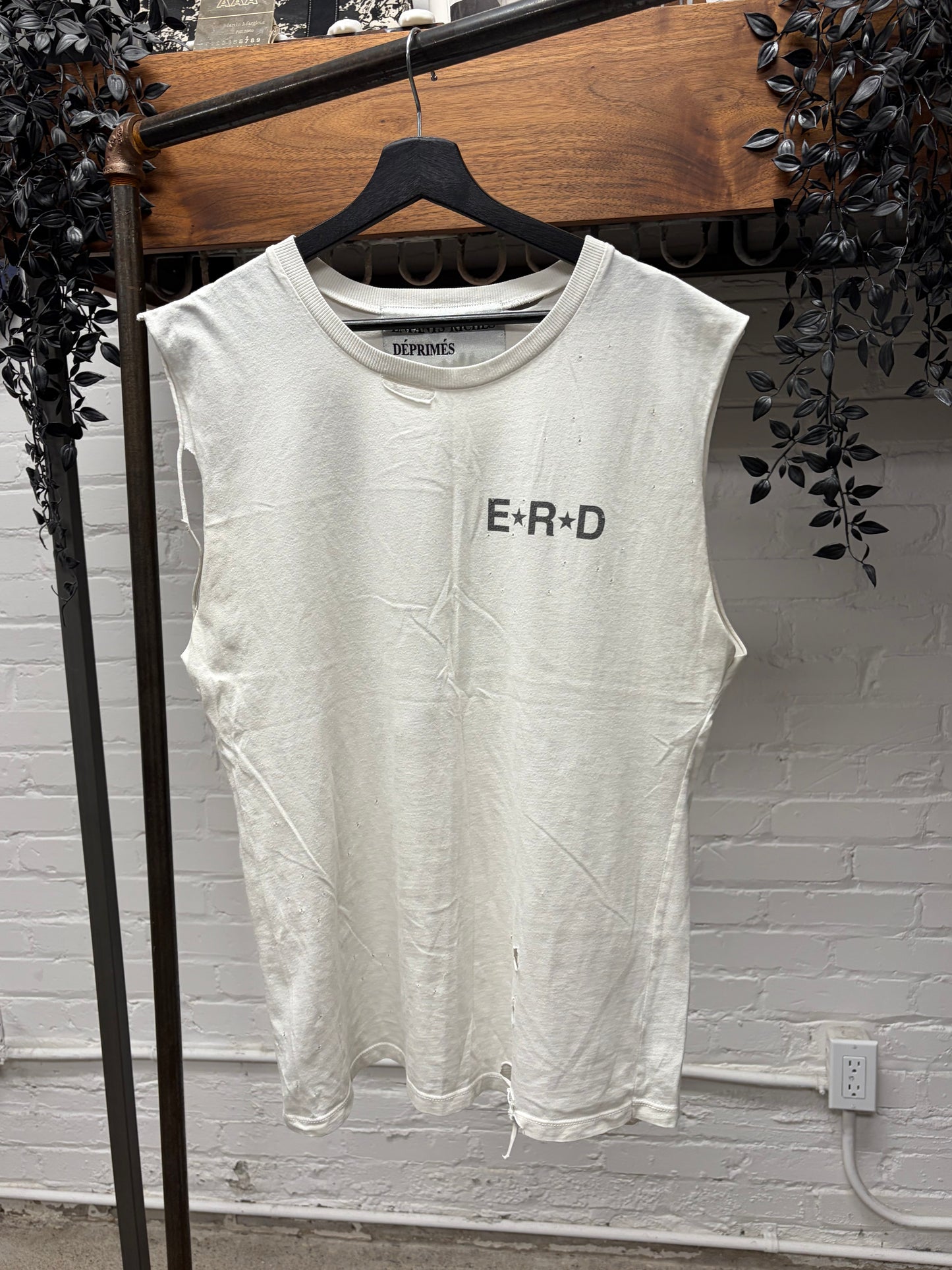 SS2016 Enfants Riche Deprimes ‘Dieu’ Distressed Tank Top