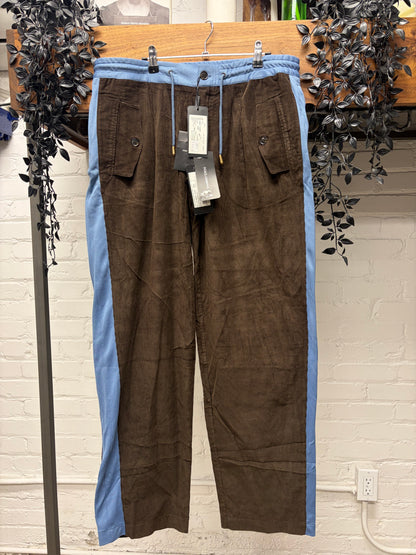 Dolce & Gabbana Corduroy/Track Pants Hybrid Wide Leg Bottoms