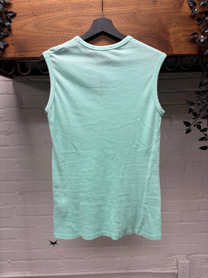 SS2005 Raf Simons ‘History of My World’ Mint Mesh Tank Top