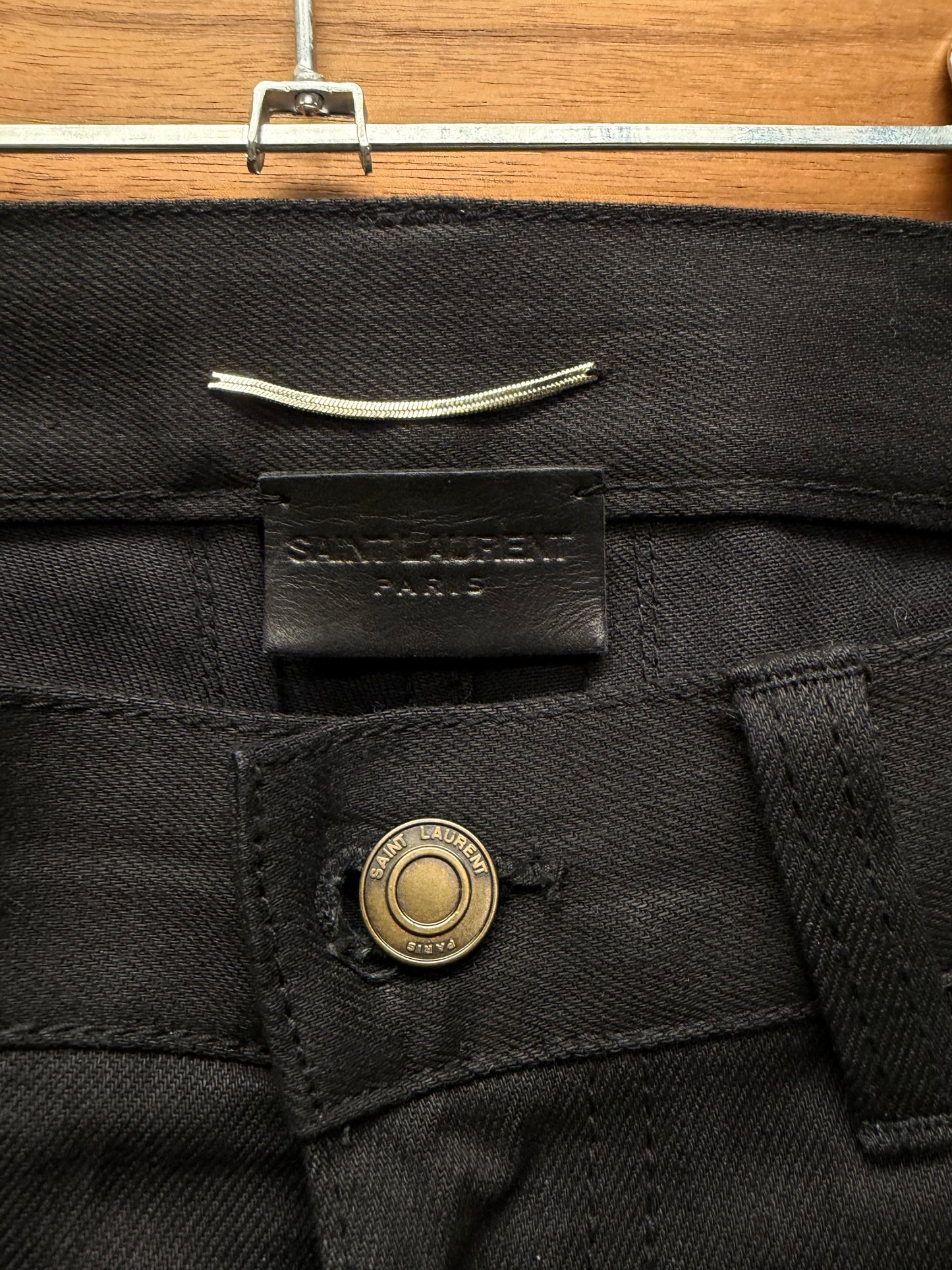 2016 Saint Laurent by Hedi Slimane ‘D02’ Classic Cut Black Skinny Jeans