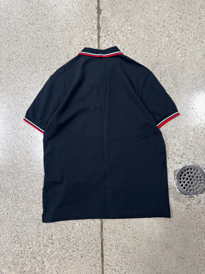 2018 Prada ‘Linea Rossa’ Red Stripe Logo Polo