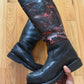 Dirk Bikkembergs 1/1 Hand Painted Calfskin Leather Boots