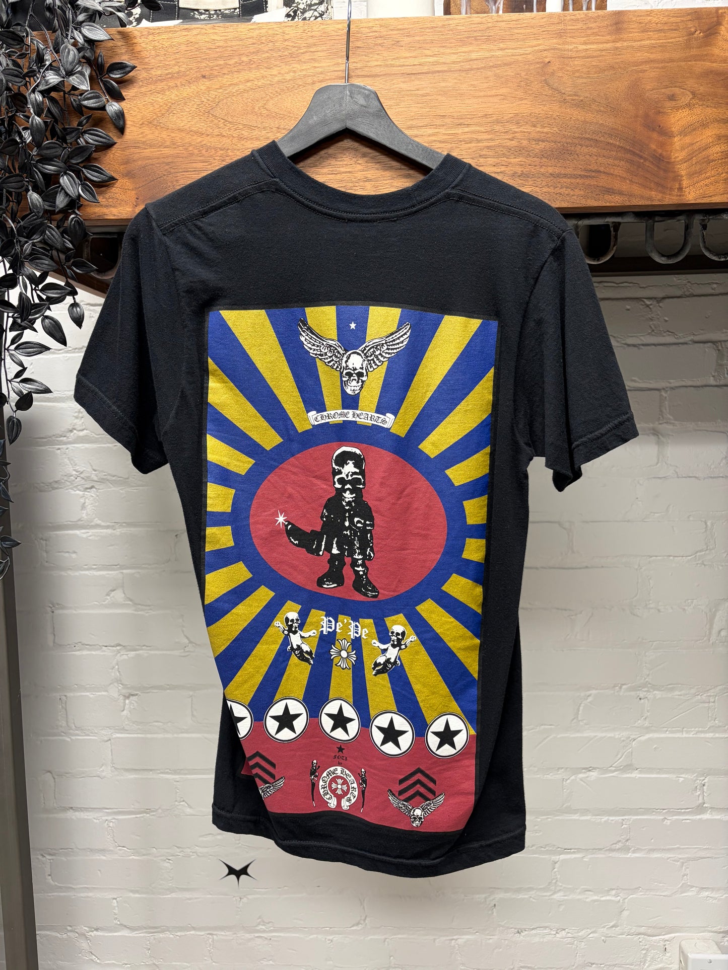 Chrome Hearts ‘Pepe Soldier’ Black Graphic T-Shirt