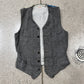 Kapital ‘Boro’ Denim Repaired Boiled Wool Vest