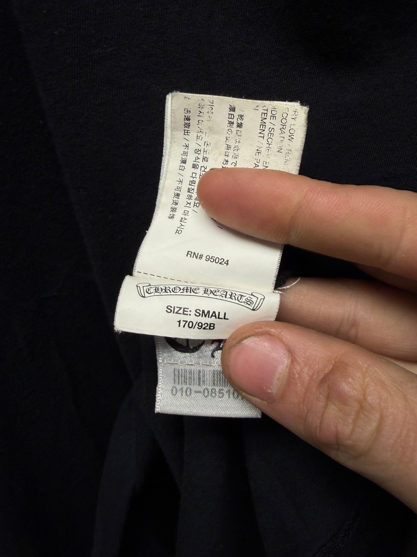 Chrome Hearts Black ‘Plus Cross’ Graphic T-Shirt