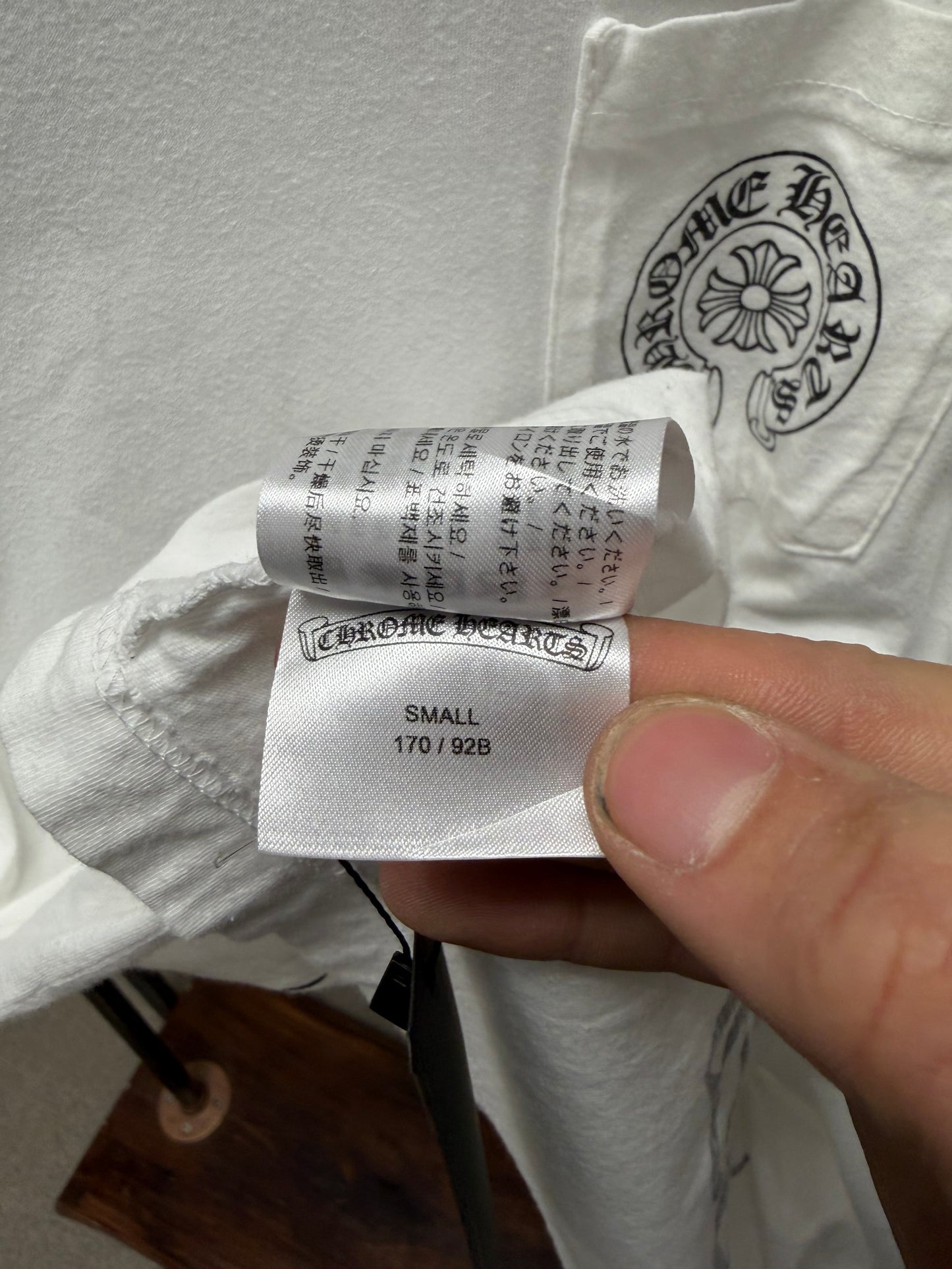 Chrome Hearts ‘Tapei Exclusive’ Horseshoe Logo White Graphic T-Shirt