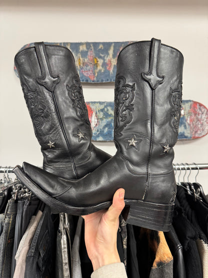 2008 Chrome Hearts Embellished Leather ‘Cowboy’ Boots