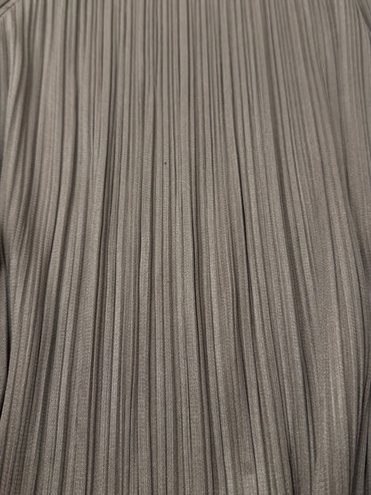 Issey Miyake Pleats Please Brown Wide Leg Trousers