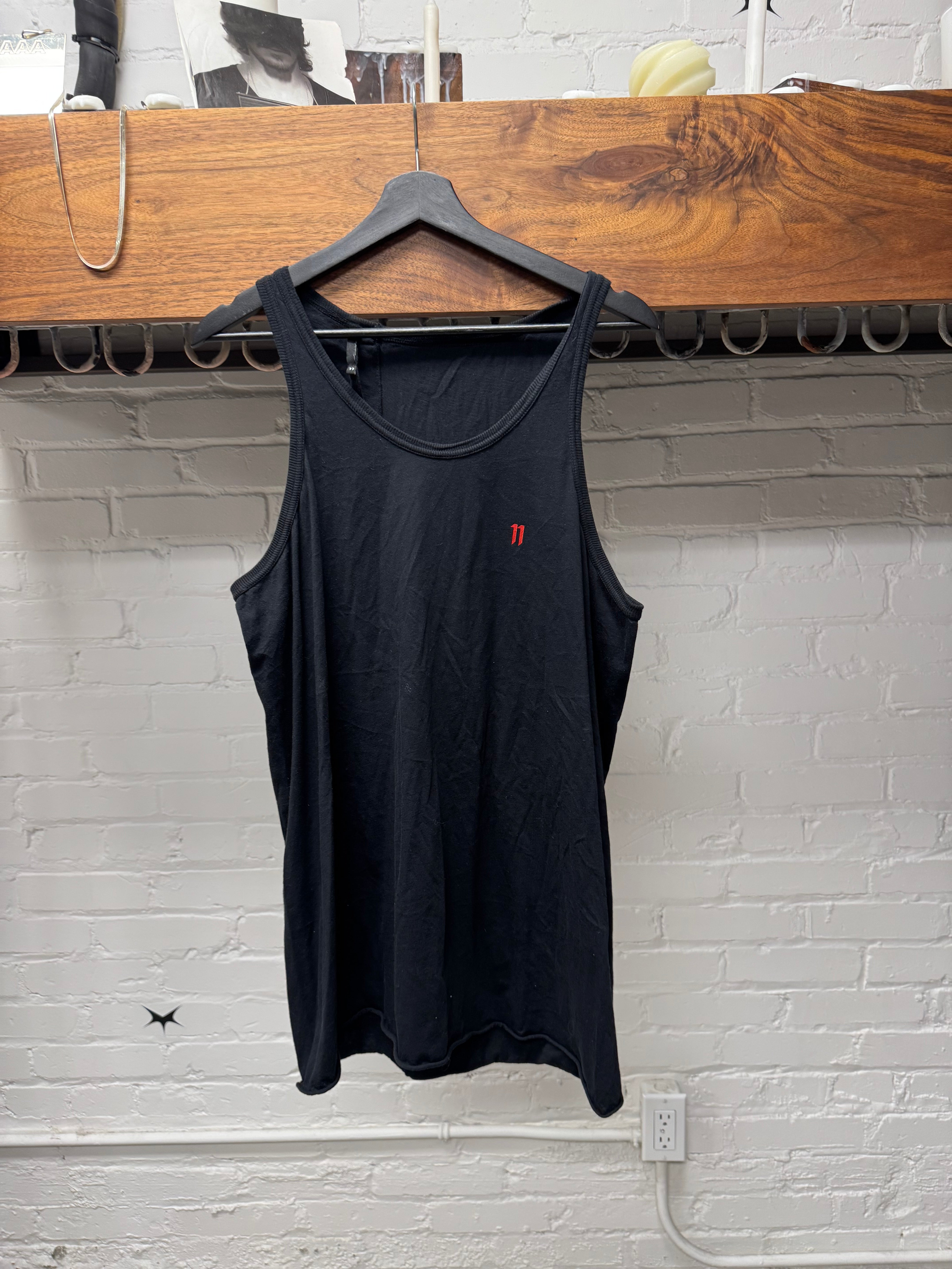 Boris Bidjan Saberi 'DON'T' Black/Red Slogan Tank Top – Alex