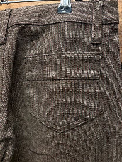 2002 Junya Watanabe ‘Rustic’ Pinstripe Flared Leg Trousers