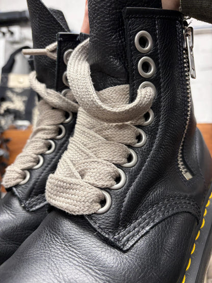 Rick Owens x Doc Martens ‘1460’ Quad Sole Leather Combat Boots