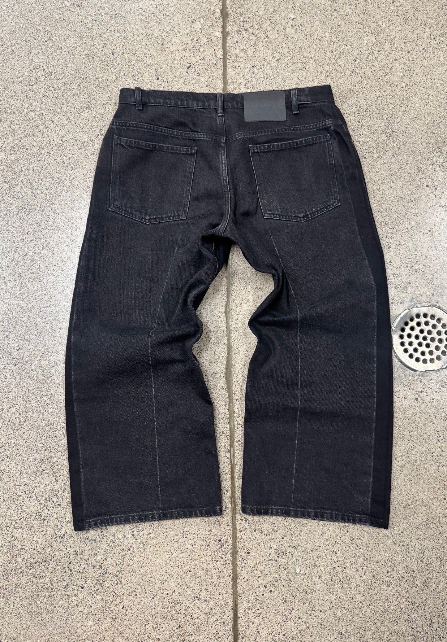 2016 Balenciaga 3/4 Length Wide Leg Denim