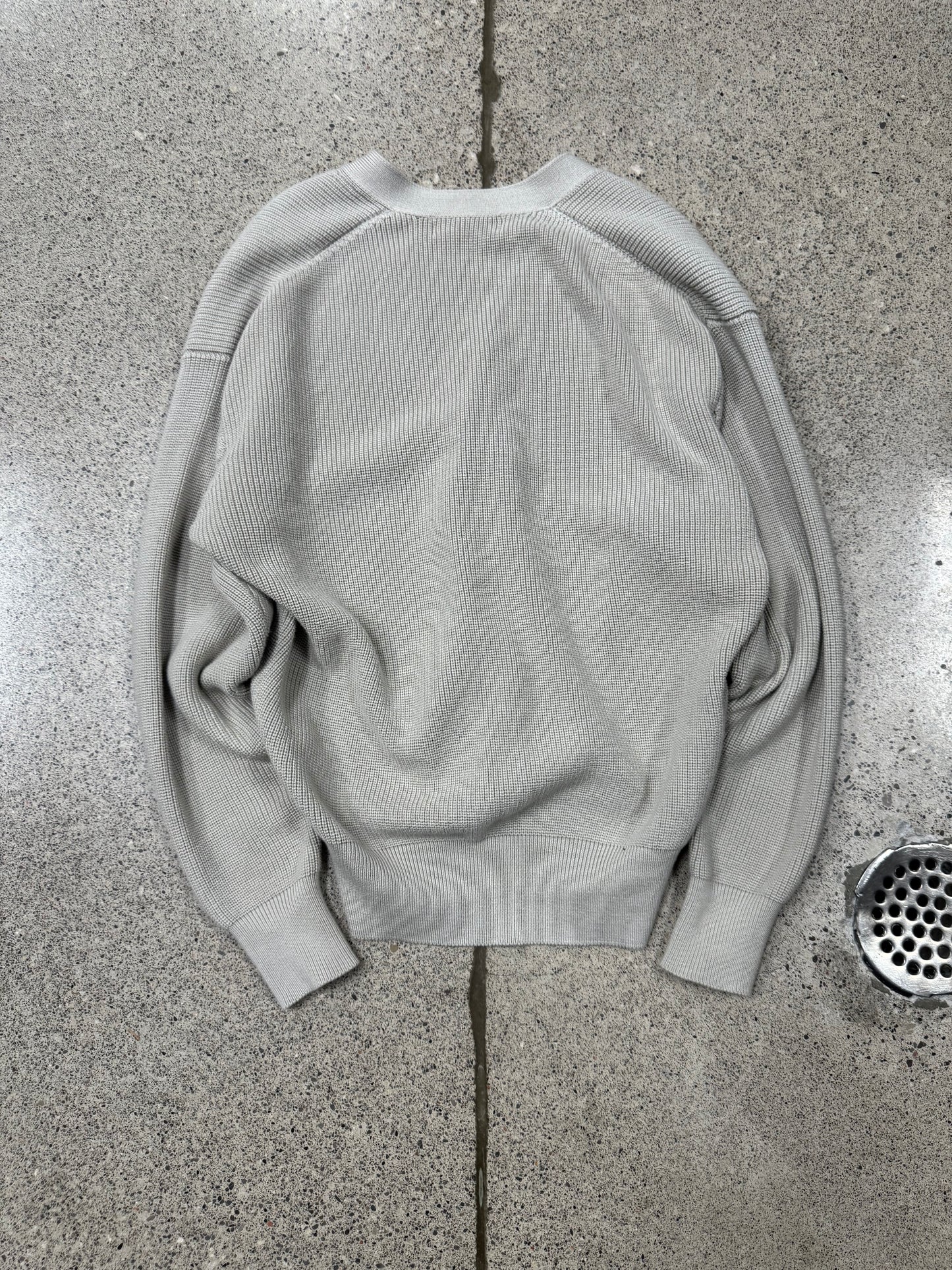 1989 Comme Des Garçons Homme Drop Shoulder Ribbed Cardigan