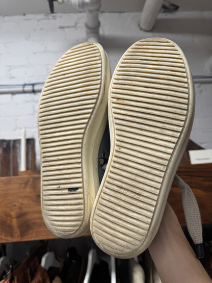 Rick Owens Mainline ‘Jumbo Lace’ Blue Leather Ramones