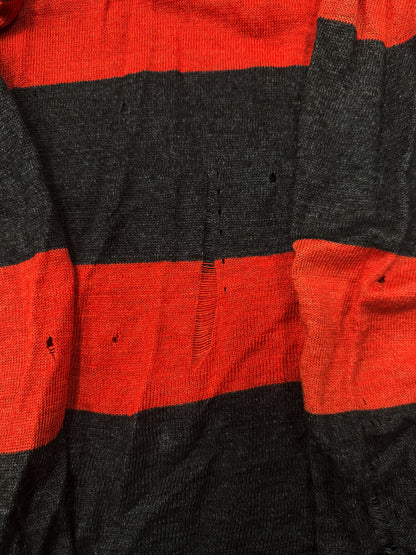 Our Legacy Linen ‘Stripe Moth’ Distressed Knit Sweater