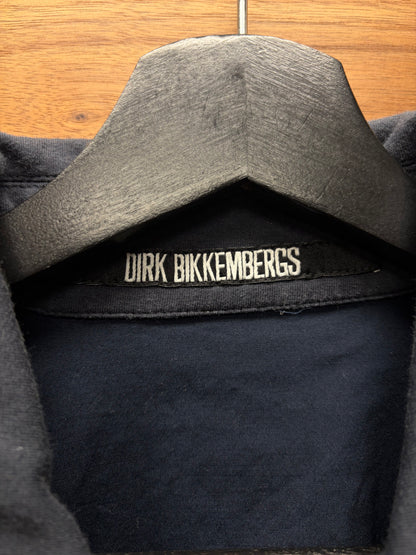 Dirk Bikkembergs 1/4 Zip Collared Light Cotton Polo