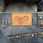 2000s Dolce & Gabbana Studded Bootcut Denim