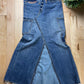 Yohji Yamamoto ‘Spotted Horse’ Reconstructed Buckle Back Denim Skirt