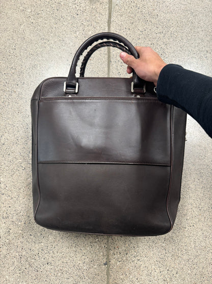Balenciaga ‘Arena’ Brown Leather Work Bag