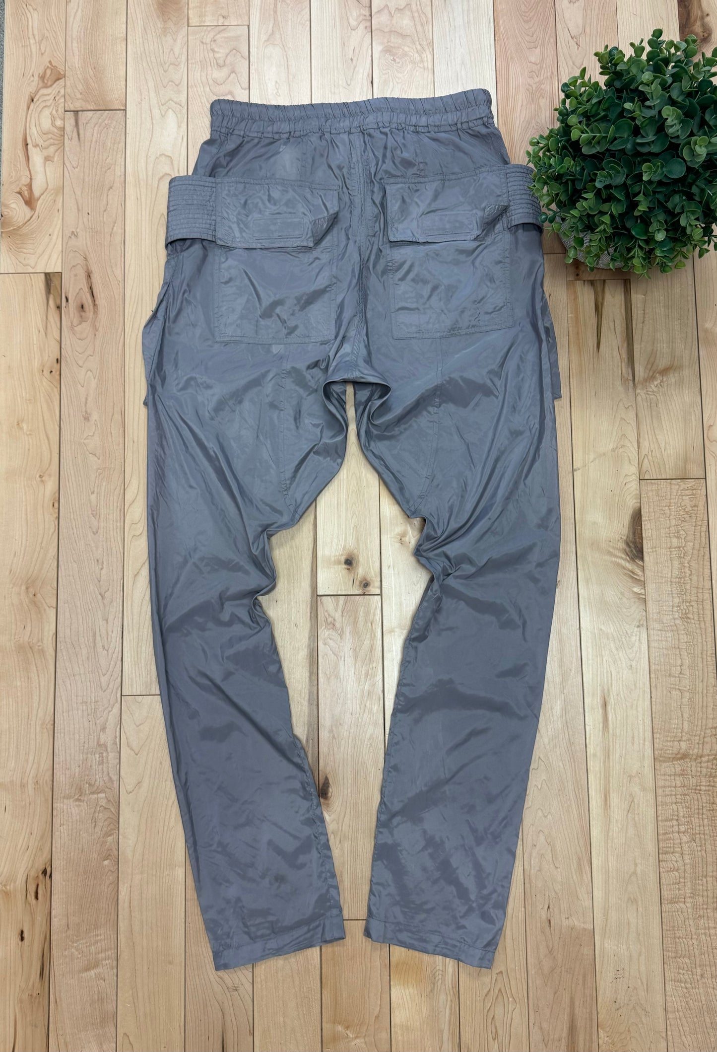 Spring Summer 2018 Rick Owens ‘Stone’ Silver Creatch Cargos