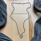 Tornado Mart Cross Pendant Silver Necklace