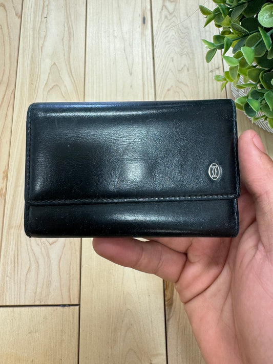 Cartier Black Card/Key Holder Wallet