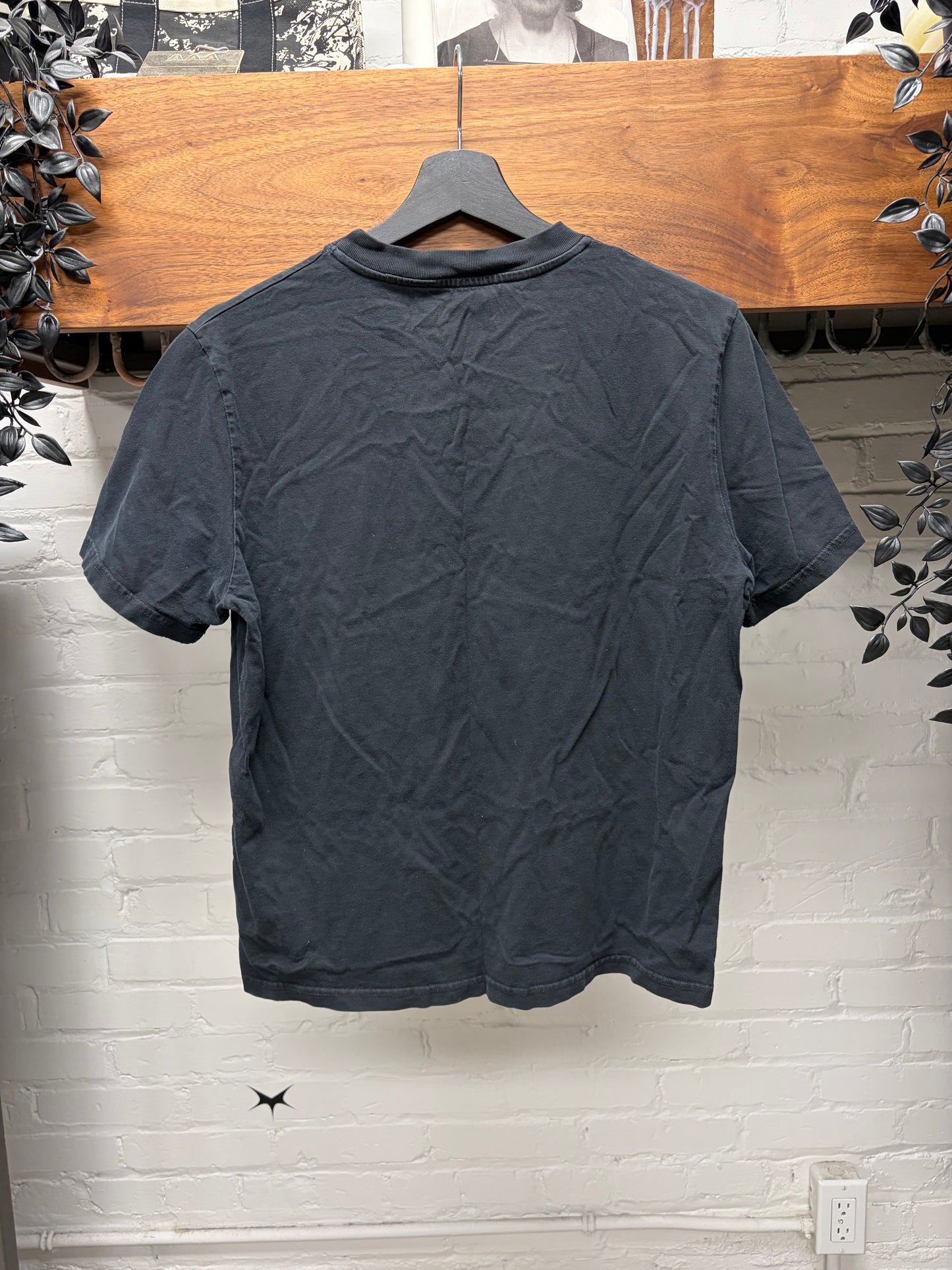 2018 Balenciaga ‘Simple Logo’ Black Short Sleeve Shirt