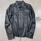 Dolce & Gabbana Mainline Lambskin Leather ‘Western’ Button Snap Shirt