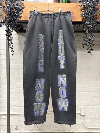 AW2024 Balenciaga ‘See Now Buy Now’ Distressed Heavyweight Cotton Sweatpants