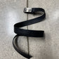 Number (N)ine Miyashita Era Silver ‘Square Buckle’ Leather Belt