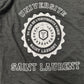 2017 Saint Laurent Semi-Sheer ‘University’ Logo T-Shirt