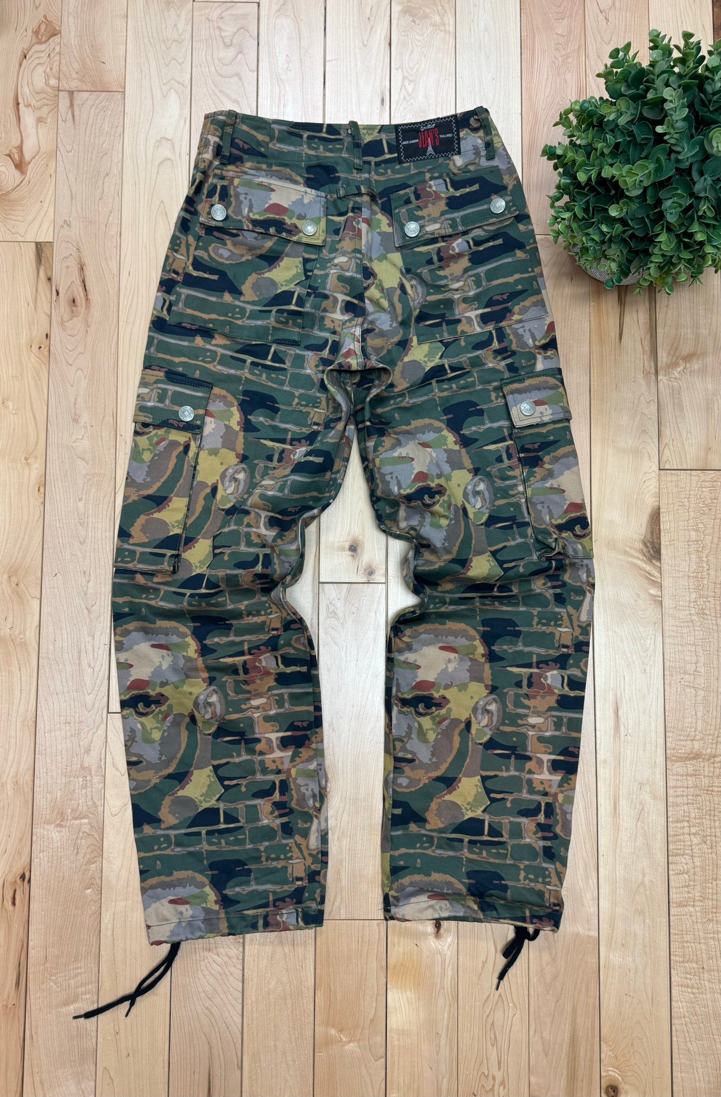 AW1997 Jean Paul Gaultier ‘Faces’ Camo Cargo Pants