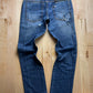 Dirk Bikkembergs Patchwork Washed Blue Bootcut Denim